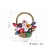 SB236 - Korean Retro Cute Flower Basket